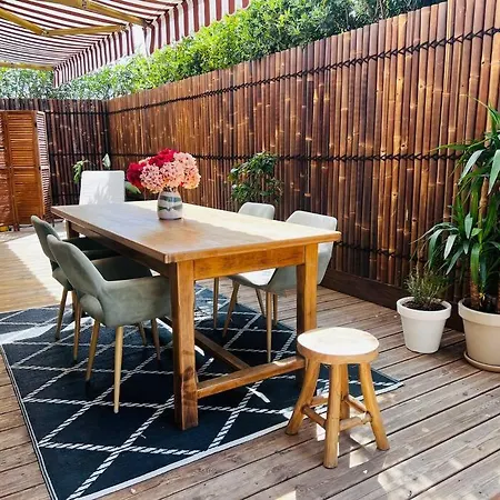 Апартаменты 4 Pieces Climatise, Dependance, Double Terrasse, Jardin, Centre Cannet Ле-Канне