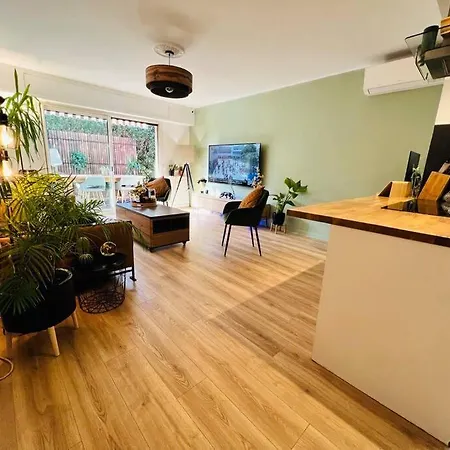 4 Pieces Climatise, Dependance, Double Terrasse, Jardin, Centre Cannet * ル·カネ